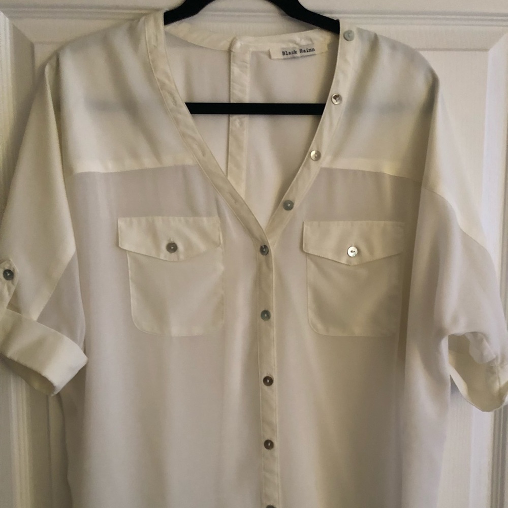 White button shirt